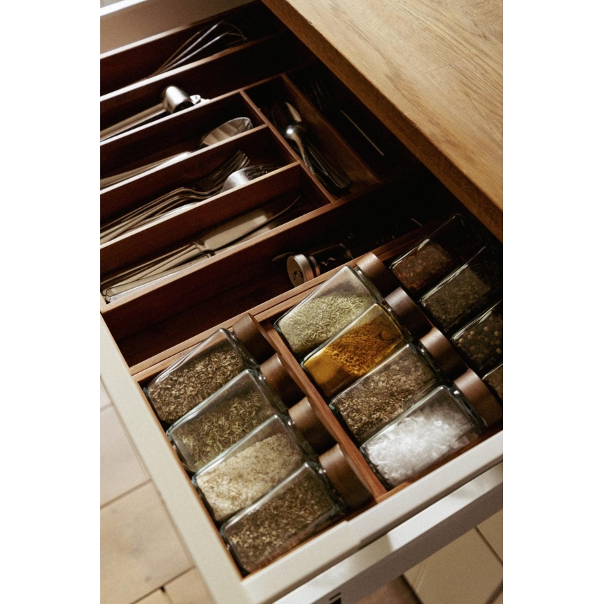 WENKO 54950100 - Garšvielu organizators ANNI 38x20 cm brūns