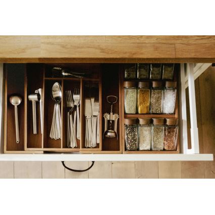 WENKO 54950100 - Garšvielu organizators ANNI 38x20 cm brūns