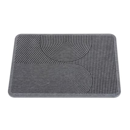WENKO 54955100 - Trauku žāvēšanas paliktnis DAMON 40x30 cm diatomīts/pelēks