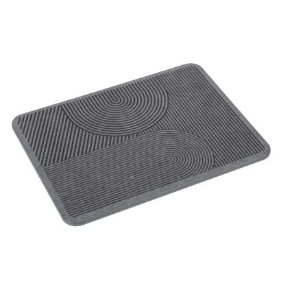 WENKO 54955100 - Trauku žāvēšanas paliktnis DAMON 40x30 cm diatomīts/pelēks