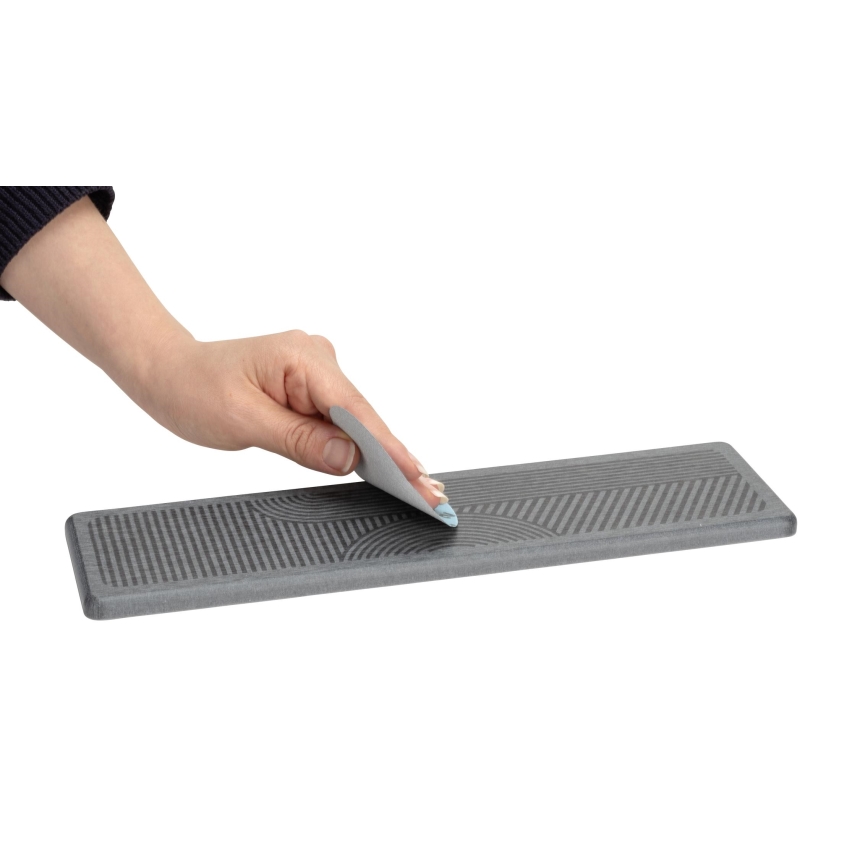 WENKO 54957100 - Pilienu paliktnis DAMON 30x8 cm pelēks