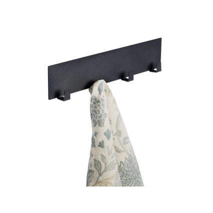 WENKO 55014100-Āķis BLACK OUTDOOR KITCHEN 30x6,5 cm melns