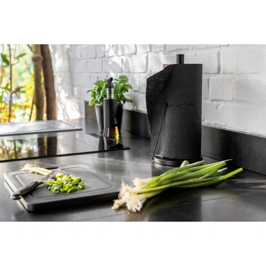 WENKO 55015100-Turētājs BLACK OUTDOOR KITCHEN 15x33 cm melns