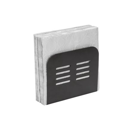 WENKO 55025100-Salvešu turētājs BLACK OUTDOOR KITCHEN 15x12,5 cm melns