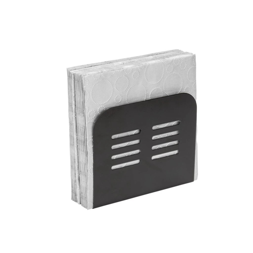 WENKO 55025100-Salvešu turētājs BLACK OUTDOOR KITCHEN 15x12,5 cm melns