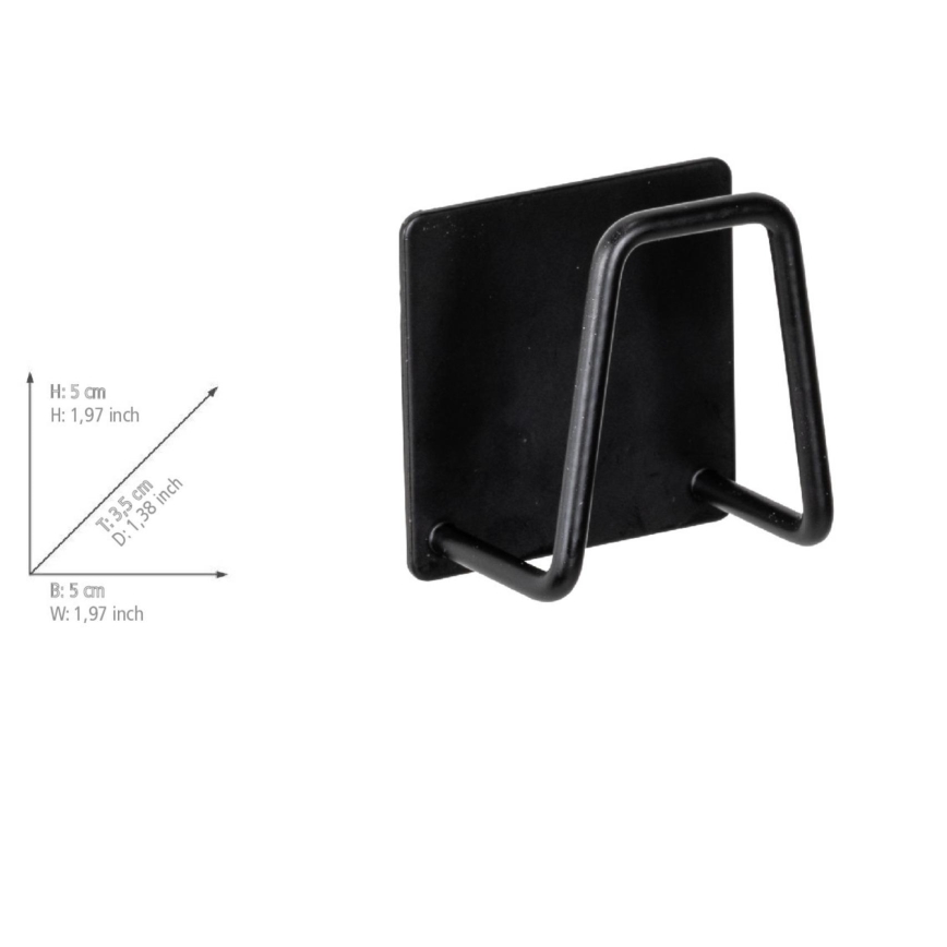 WENKO 55071100 - BLACK OUTDOOR KITCHEN turētājs 5x5 cm nerūsējošais tērauds/melns