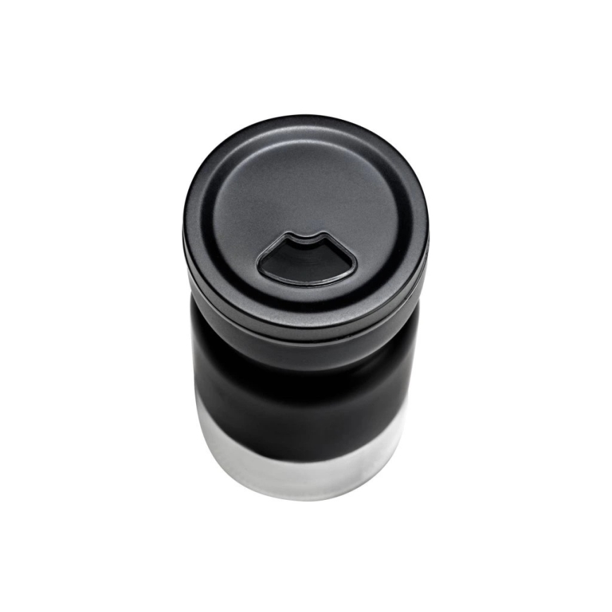 WENKO 55081100 - Garšvielu komplekts BLACK OUTDOOR KITCHEN 12x14,5 cm caurspīdīgs/melns