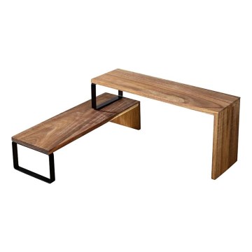 WENKO 55097100-plaukts BLACK OUTDOOR KITCHEN 36x16 cm brūns/melns