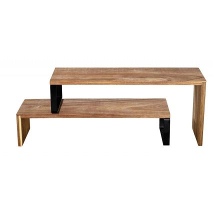 WENKO 55097100-plaukts BLACK OUTDOOR KITCHEN 36x16 cm brūns/melns