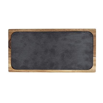 WENKO 55103100 - Griešanas dēlītis BLACK OUTDOOR KITCHEN 30x15 cm brūns/pelēks