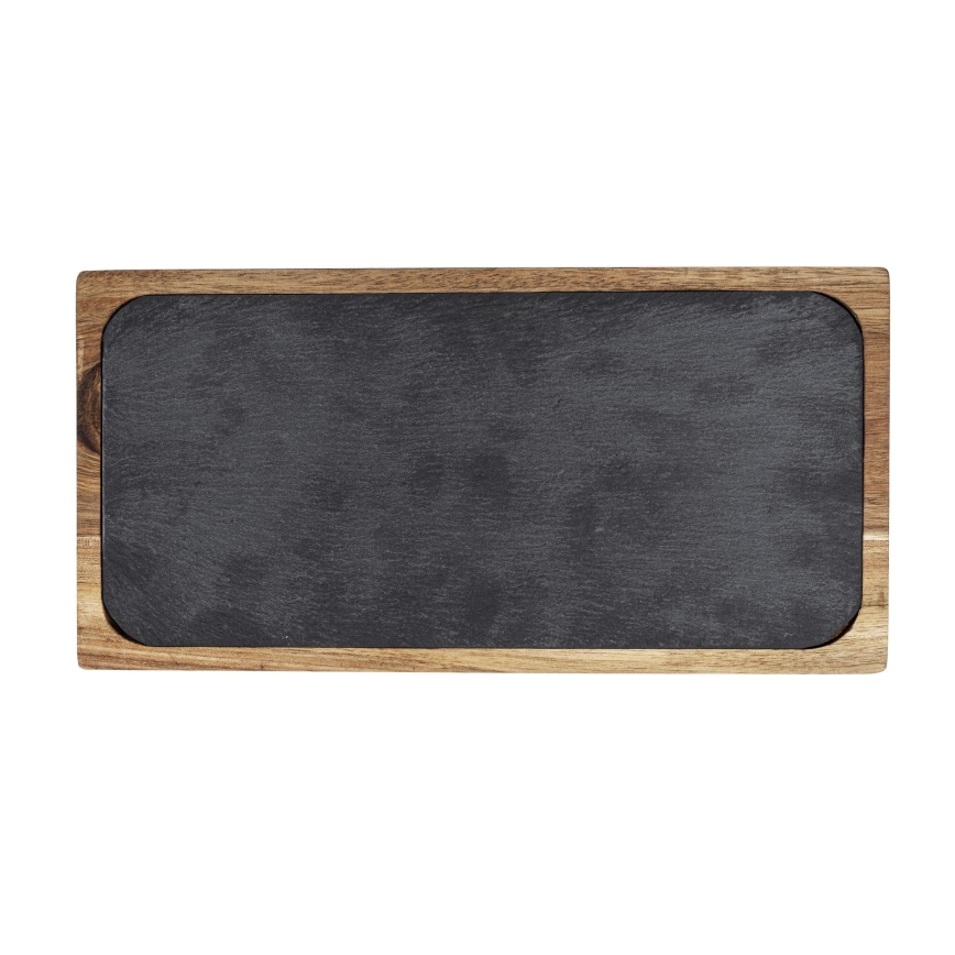 WENKO 55103100 - Griešanas dēlītis BLACK OUTDOOR KITCHEN 30x15 cm brūns/pelēks