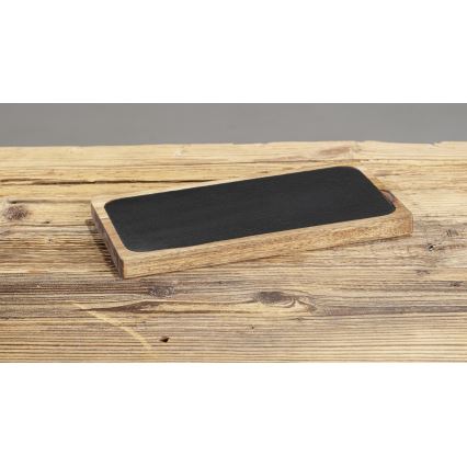 WENKO 55103100 - Griešanas dēlītis BLACK OUTDOOR KITCHEN 30x15 cm brūns/pelēks