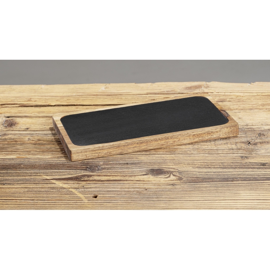 WENKO 55103100 - Griešanas dēlītis BLACK OUTDOOR KITCHEN 30x15 cm brūns/pelēks