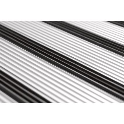 WENKO 601011100 - ALU-DESIGN kāpnes 44x101 cm sudraba/melna