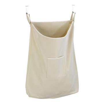 WENKO 62107100 - Veļas grozs CANGURO 52x81 cm bēšs/sudraba