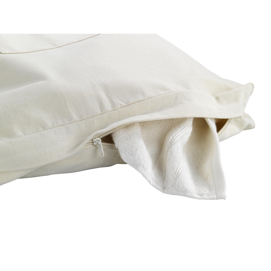 WENKO 62107100 - Veļas grozs CANGURO 52x81 cm bēšs/sudraba