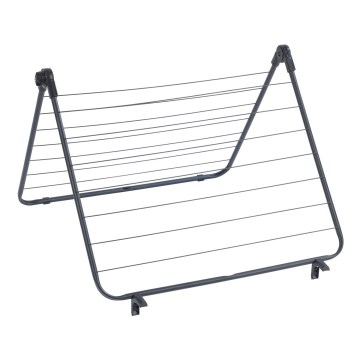 WENKO 63003100 - veļas žāvētājs CHAMPION 65x114 cm melns