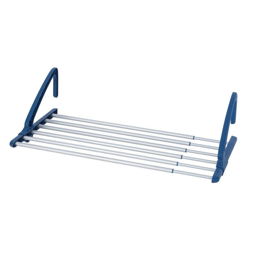 WENKO 63005800 - Veļas žāvētājs 37,5x21 cm, nerūsējošā tērauda/sudraba/zils