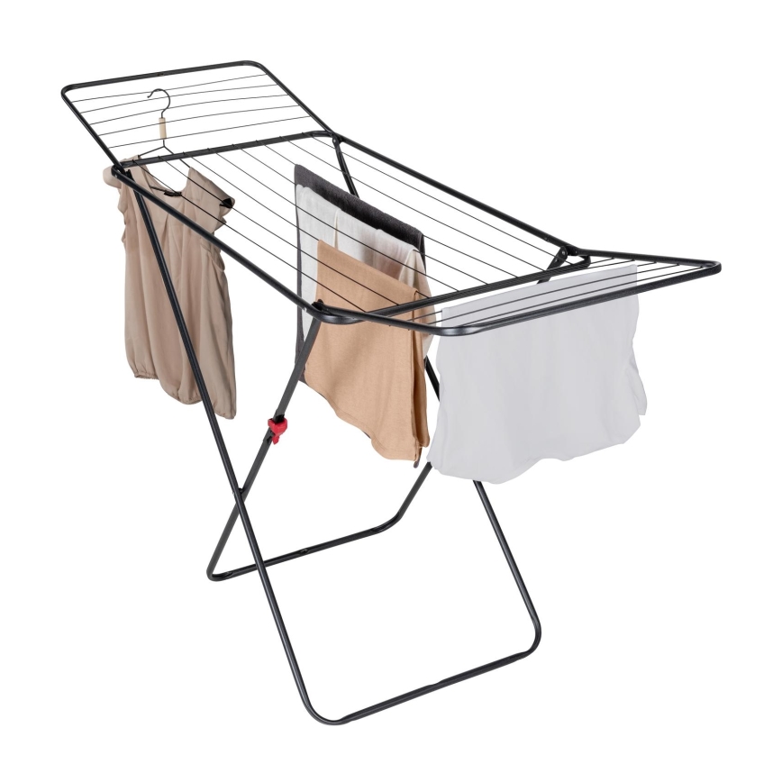 WENKO 63015100 - Veļas žāvētājs CHAMPION 170x98 cm melns