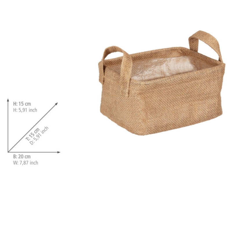 WENKO 64470100 - Grozs JUNA 20x15 cm brūns