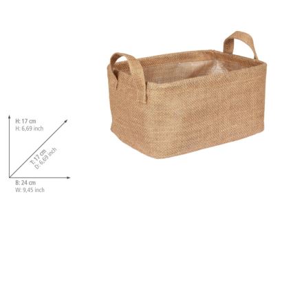 WENKO 64471100 - Grozs JUNA 24x17 cm brūns