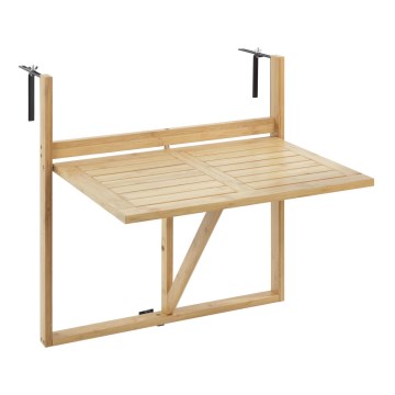 WENKO 69806800 - Galds WAIKIKI 64x65 cm balts/brūns