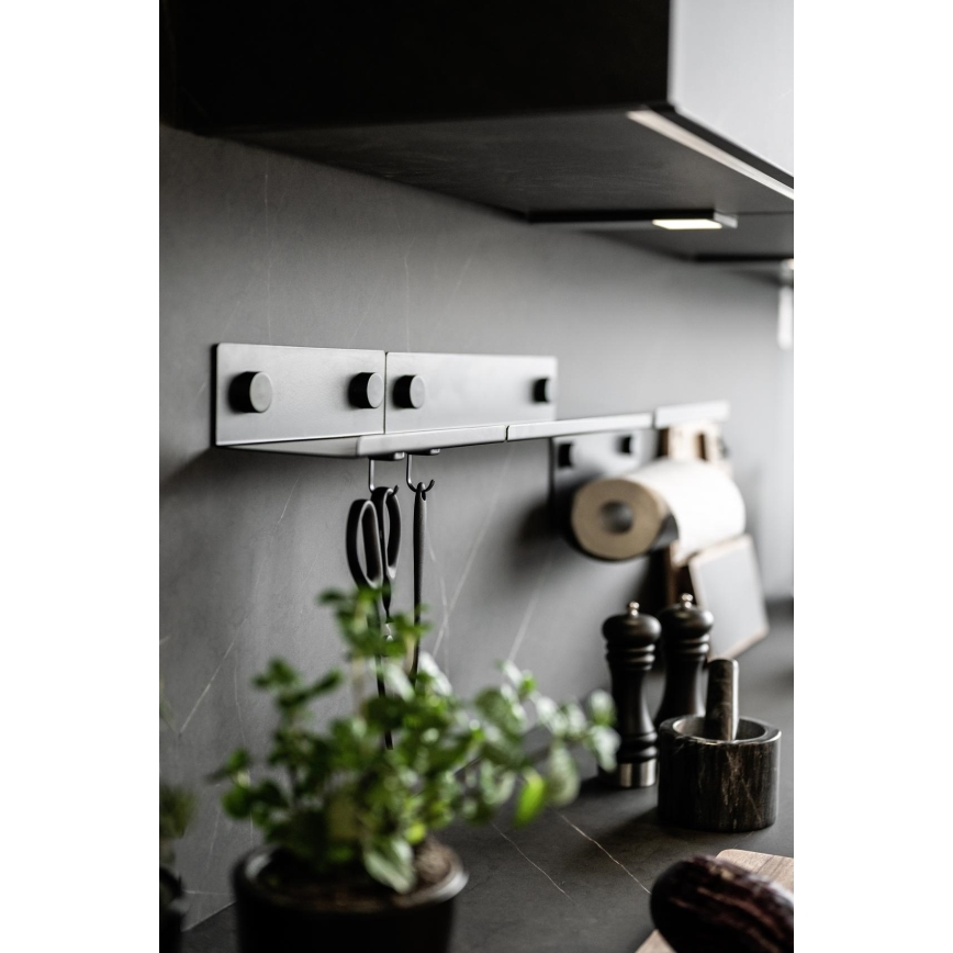 WENKO 71144800 - JET ruļļa turētājs 30x15 cm, melns