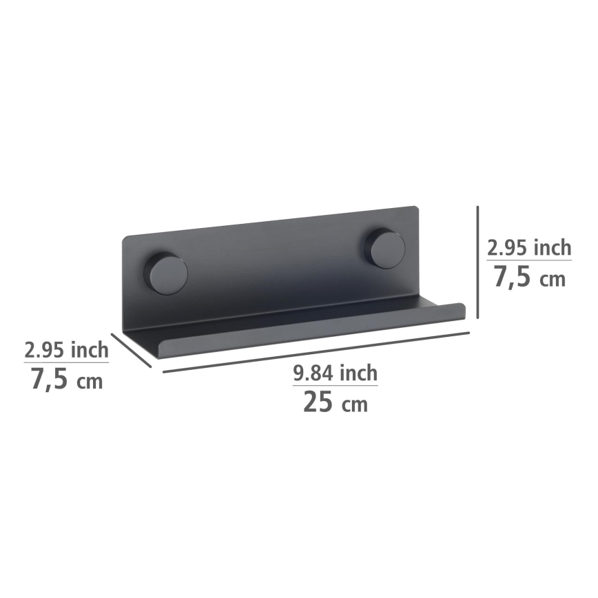 WENKO 71145800 - Stends JET 25x7,5 cm melns