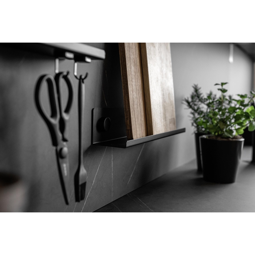 WENKO 71146800 - Garšvielu burciņas JET 40x7,5 cm melnas