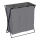 WENKO 71297800 - Veļas grozs TRIO 69x76 cm pelēks/melns
