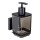 WENKO 71444800 - Šķidro ziepju dozators VACUUM-LOC QUADRO ED 7,5x16 cm melns
