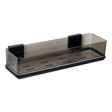 WENKO 71446800 - Plaukts VACUUM-LOC QUADRO ED 38,5x14,5 cm melns