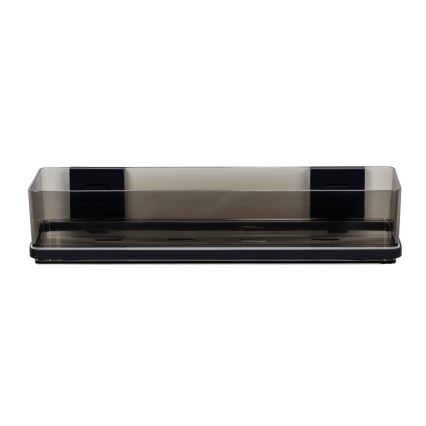 WENKO 71446800 - Plaukts VACUUM-LOC QUADRO ED 38,5x14,5 cm melns