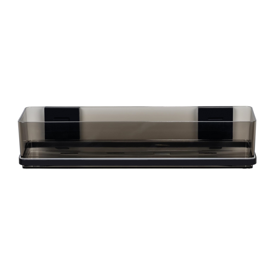 WENKO 71446800 - Plaukts VACUUM-LOC QUADRO ED 38,5x14,5 cm melns
