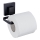 WENKO 71447800 - Tualetes papīra turētājs VACUUM-LOC QUADRO ED 14x11 cm melns