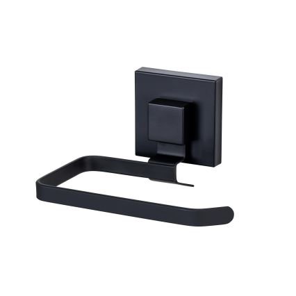 WENKO 71447800 - Tualetes papīra turētājs VACUUM-LOC QUADRO ED 14x11 cm melns