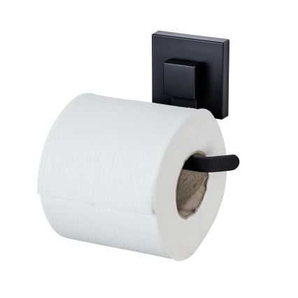 WENKO 71447800 - Tualetes papīra turētājs VACUUM-LOC QUADRO ED 14x11 cm melns