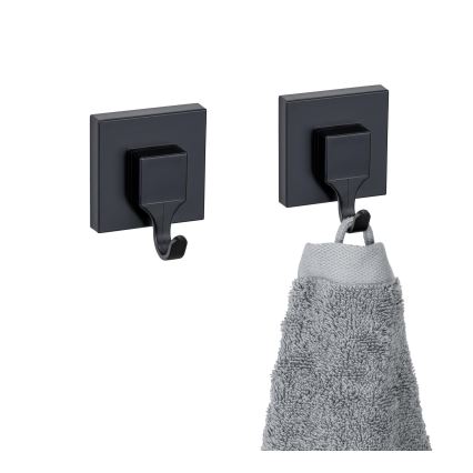 WENKO 71448800 - Āķis VACUUM-LOC QUADRO ED 6x7 cm melns