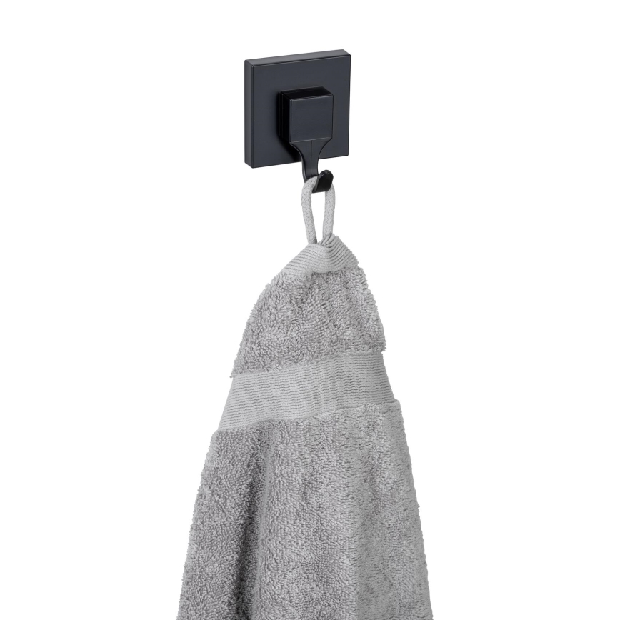 WENKO 71448800 - Āķis VACUUM-LOC QUADRO ED 6x7 cm melns