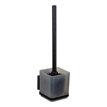 WENKO 71450800 - WC komplekts VACUUM-LOC QUADRO ED 9,5x37 cm melns