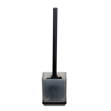 WENKO 71450800 - WC komplekts VACUUM-LOC QUADRO ED 9,5x37 cm melns