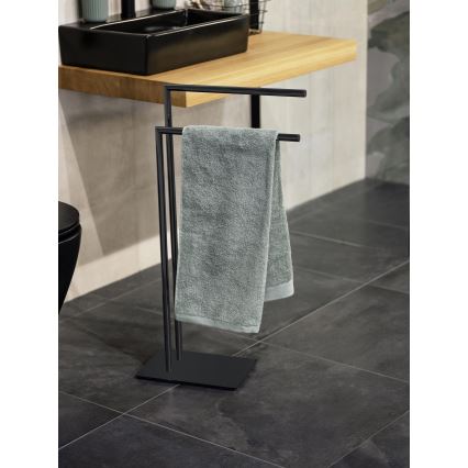 WENKO 71555800 - Dvieļu statīvs RECCO 48 x 80,5 cm, melns