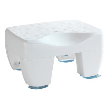 WENKO 73361100-Vannas sēdeklis SECURA 40x31 cm balts/caurspīdīgs