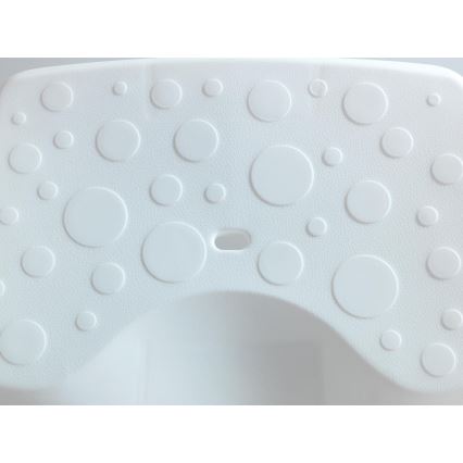 WENKO 73361100-Vannas sēdeklis SECURA 40x31 cm balts/caurspīdīgs