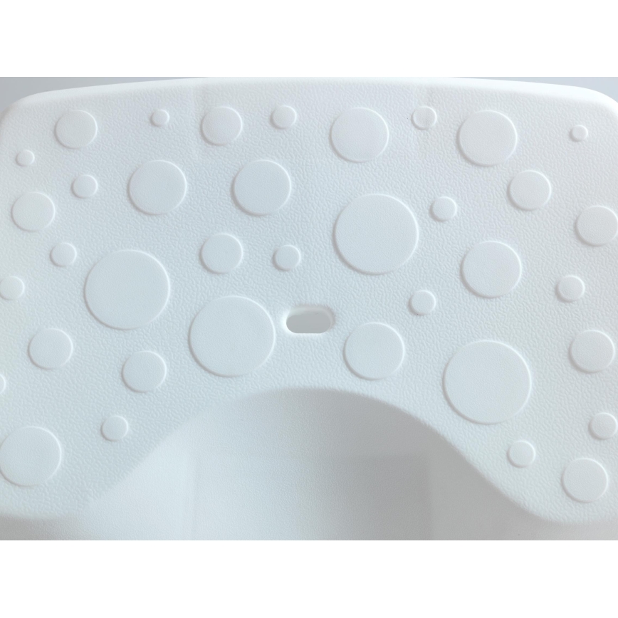 WENKO 73361100-Vannas sēdeklis SECURA 40x31 cm balts/caurspīdīgs