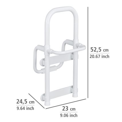 WENKO 8110100-Rokturis SECURA 23x52 cm balts