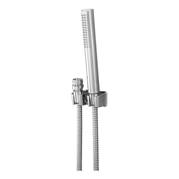 WENKO 81340100 - Duša DUO 170x2,7 cm spīdīgs hrom/sudraba/pelēka