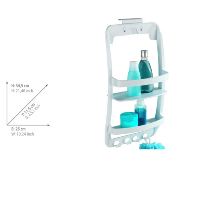 WENKO 8409100 - Plaukts UNIVERSAL 26x54,5 cm balts