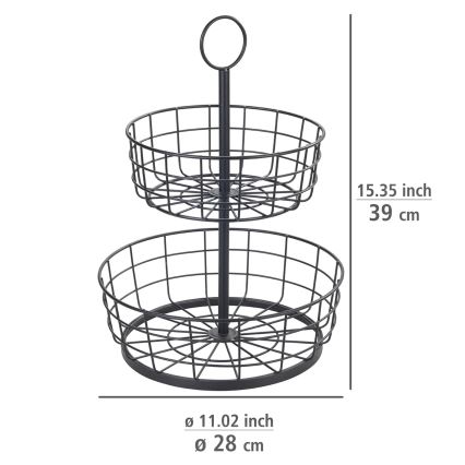 WENKO 88740800 - Grozs LOFT 28x39 cm melns