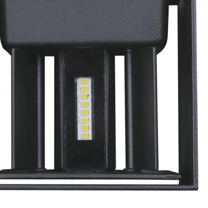 Westinghouse 61149 - LED Āra sienas lampa FREYA 2xLED/4,5W/230V IP44 melna